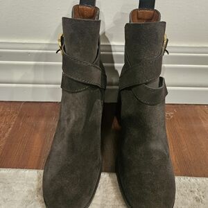 See By Chloe Brown Lyna Suede Ankle Boots